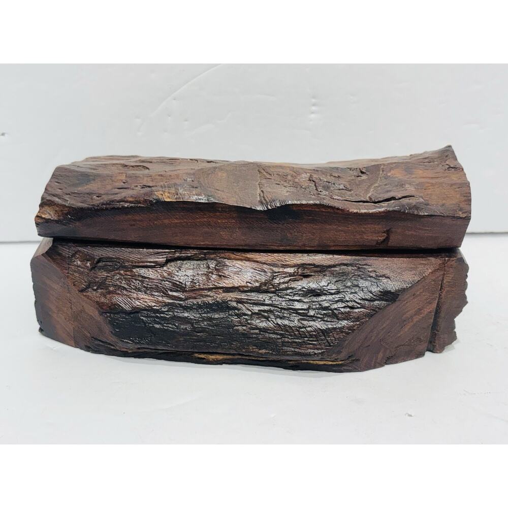 Vintage Walnut Wood Dominoes Set And Box - Picture 2 of 5